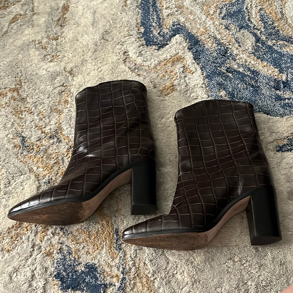 Schutz Brown Leather Boots